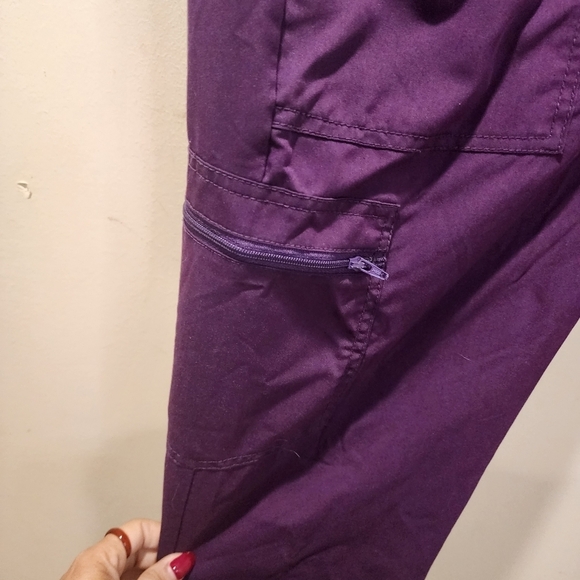 SCRUBSTAR Women's Purple scrub pant Size S - Picture 10 of 12